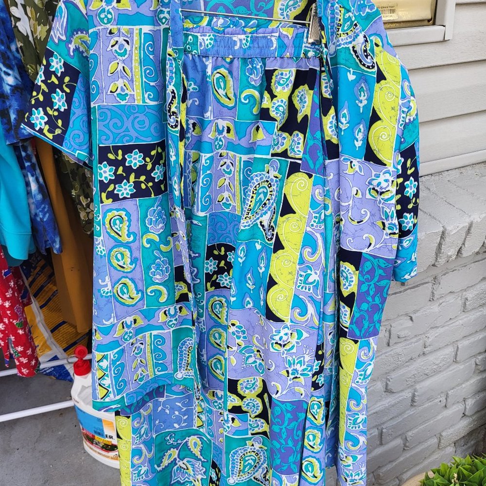 Long skirt n jacket top